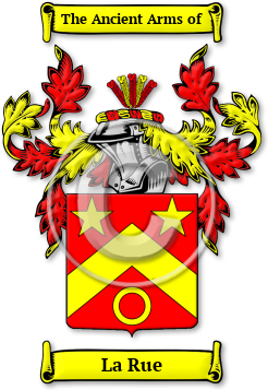 La Rue Family Crest Download (jpg) Legacy Series - 150 DPI